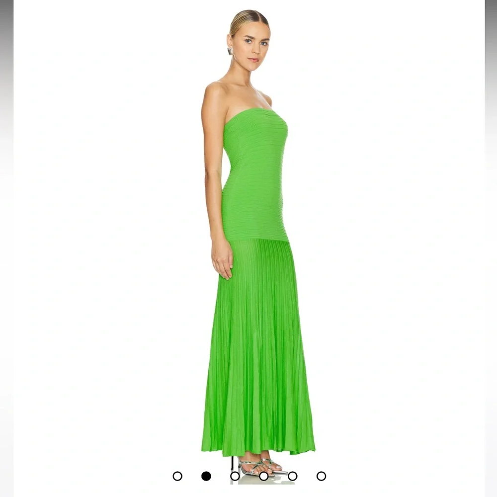 Line & Dot Arlo Tube Dress in Electric Green NWT - Picture 2 of 5